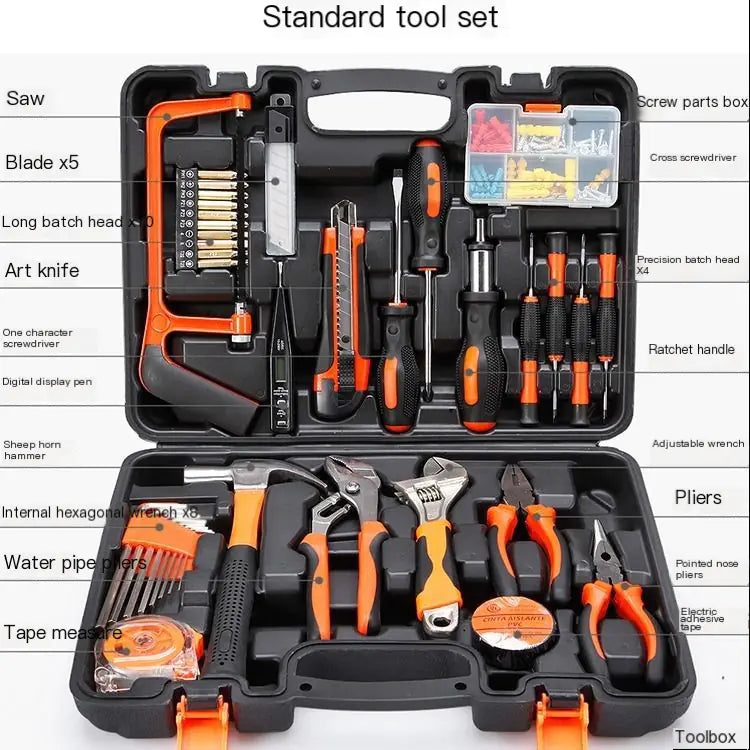 Automotive Repair Tool Set with Wrenches and Accessories